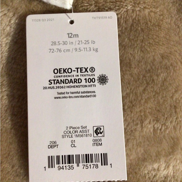 Carter’s Cute Fall Girls Outfit Size 12 Months - Picture 8 of 8